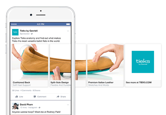 Carousel Ads Facebook là gì