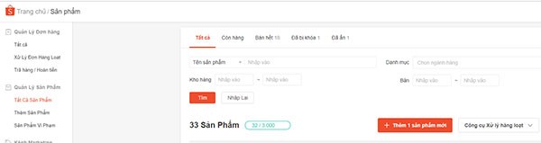 Thêm sản phẩm mới vào giỏ hàng trên Shopee