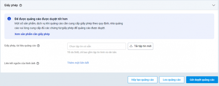 Giấy phép quảng cáo tin nhắn Zalo