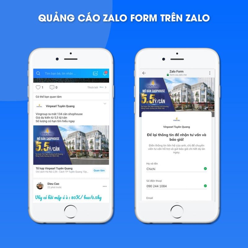 Quảng cáo Zalo Form là gì?