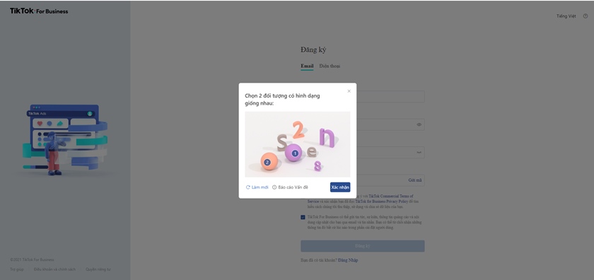 Chi tiết các bước tạo tài khoản để chạy quảng cáo Tik Tok profile