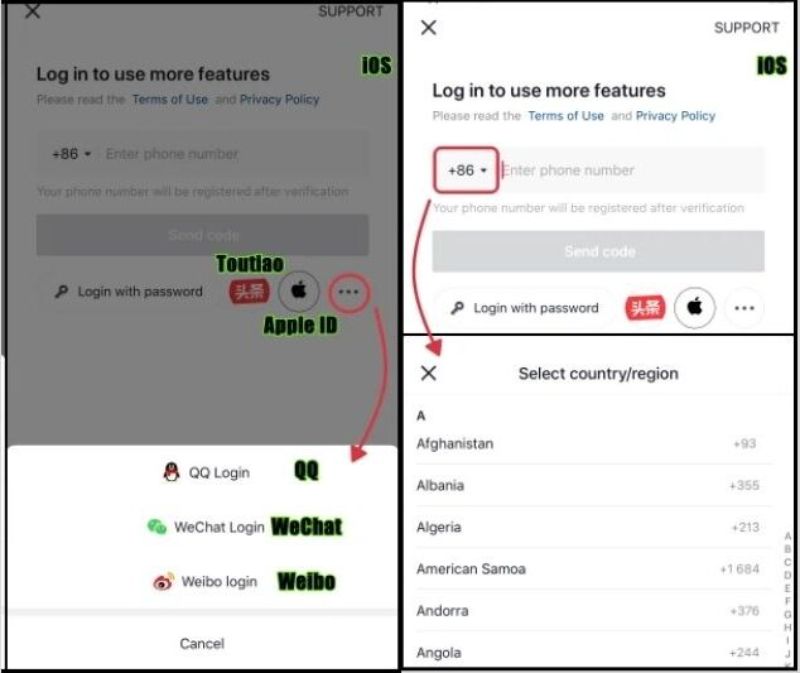Đăng nhập Douyin trên máy tính bằng số điện thoại