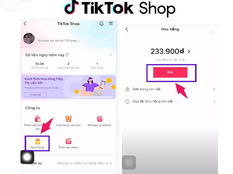 Nhận hoa hồng từ liên kết Affiliate khi giới thiệu và người mua sản phẩm/dịch vụ qua liên kết của bạn