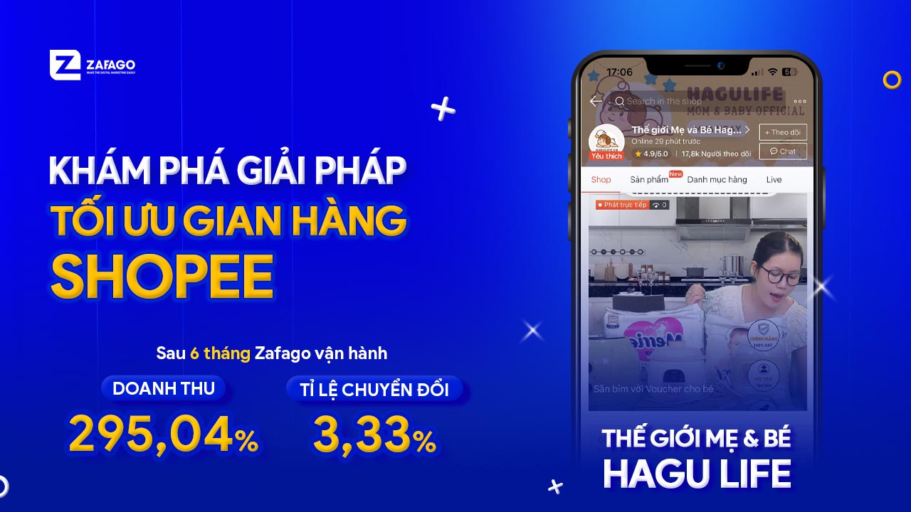 Thế giới mẹ và bé HAGU LIFE: Khám phá giải pháp tối ưu gian hàng Shopee tăng doanh thu vượt trội