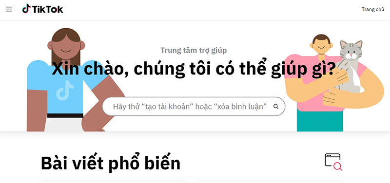 8. Liên hệ với Trung tâm trợ giúp TikTok khi xảy ra vấn đề về đơn hàng