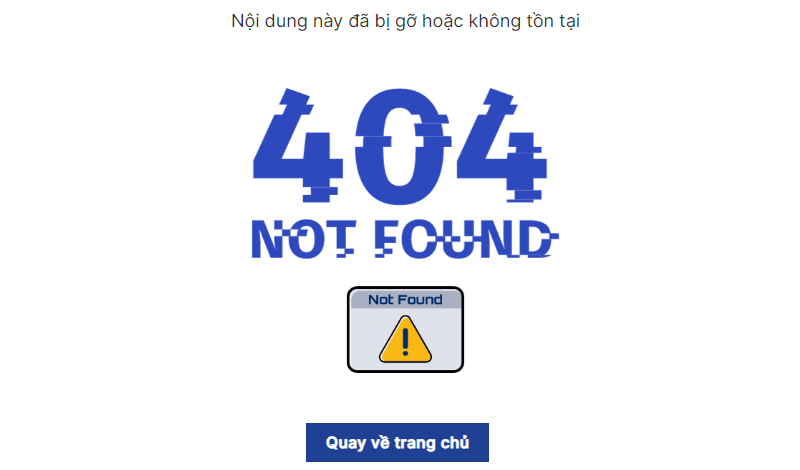 Nên dùng redirect cho những URL bị lỗi 404