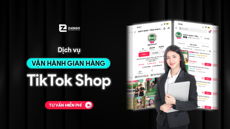 Dịch vụ vận hành gian hàng tiktok shop