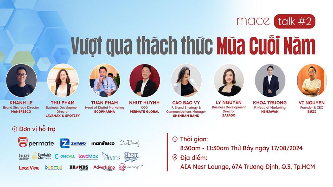 Tổng kết sự kiện MACE Talk #2: Vượt qua thách thức mùa cuối năm