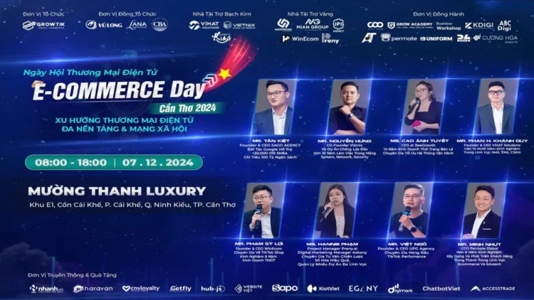 E-Commerce Day 2024: Hé lộ những chuyên gia đầu ngành TMĐT