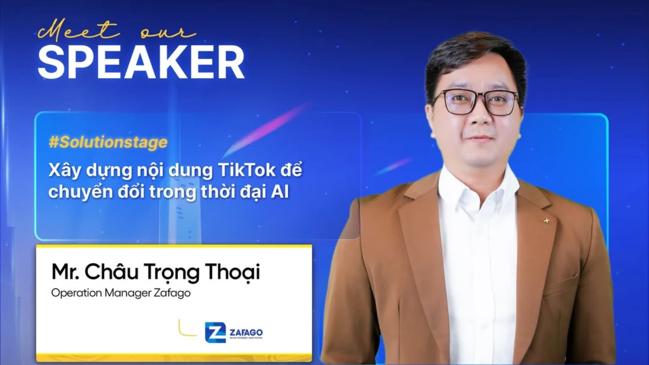 Zafago tại GrowthVerse Summit 2025: Giải mã chiến lược nội dung TikTok thời đại AI