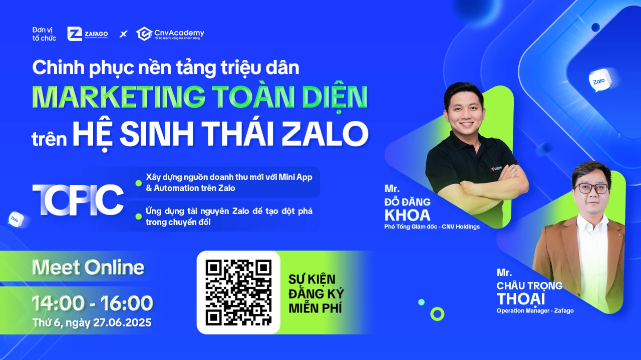 Webinar #28: Marketing toàn diện với Zalo