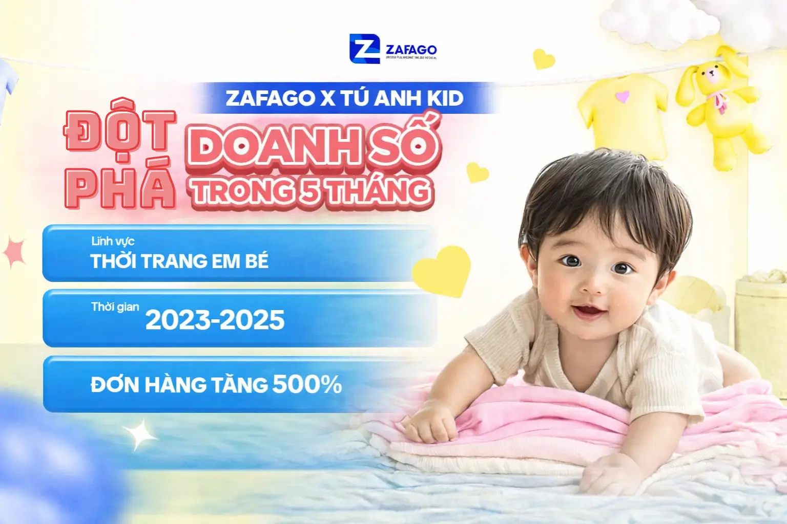 Zafago x Tú Anh Kids – Bí quyết Đạt DOANH SỐ BỨT PHÁ trong 5 tháng