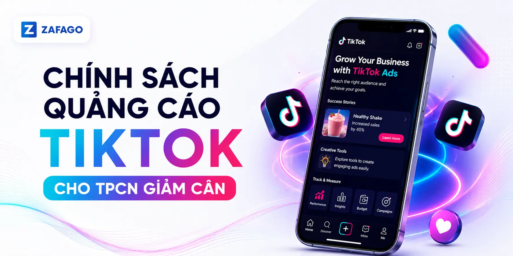 Chính sách quảng cáo TikTok cho TPCN