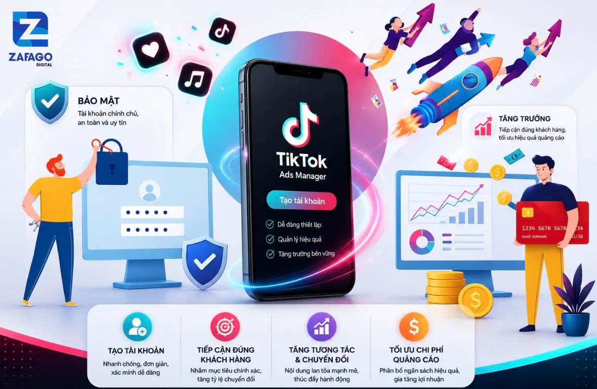 Tạo Tài Khoản Quảng Cáo TikTok