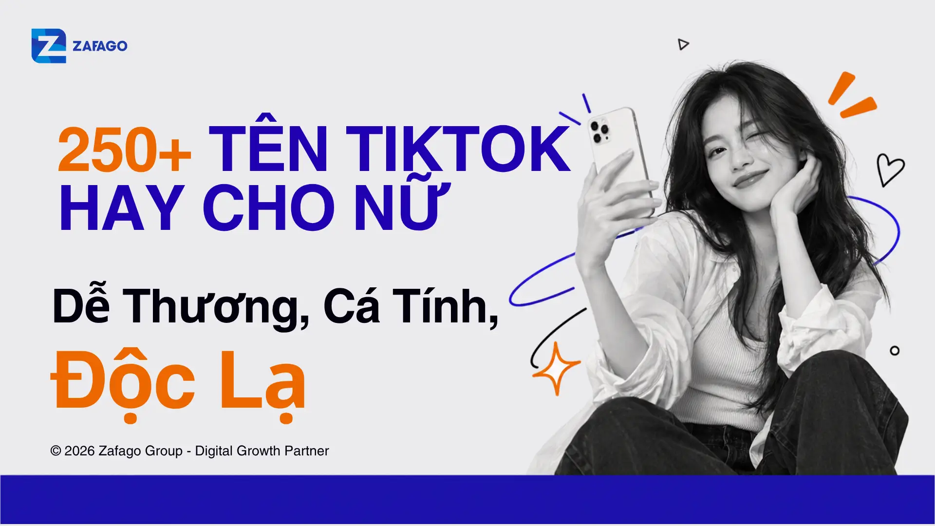 250+ Tên TikTok Hay Cho Nữ: Dễ Thương, Cá Tính, Độc Lạ