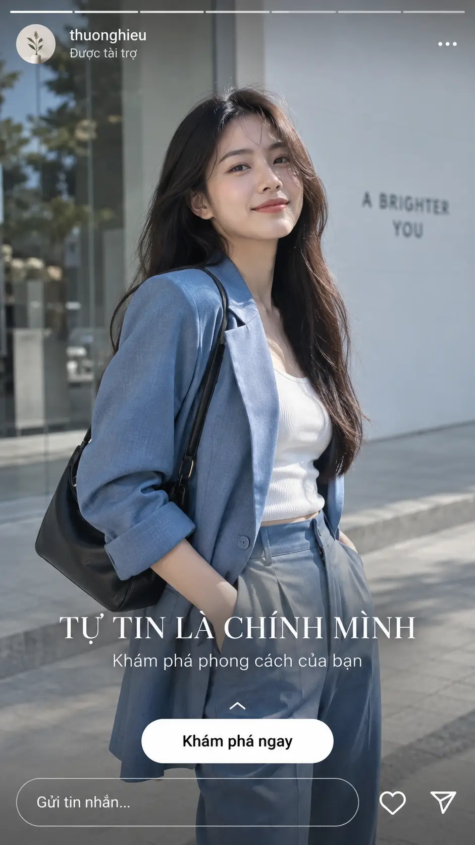 Mẫu quảng cáo Stories trên Instagram