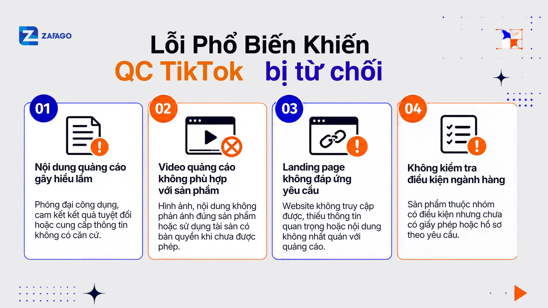 Chính sách quảng cáo TikTok và 4 lỗi khiến quảng cáo bị từ chối