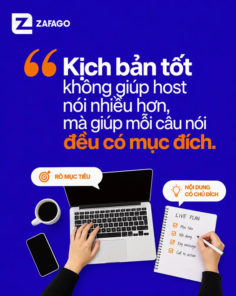 Kịch bản livestream bán hàng 