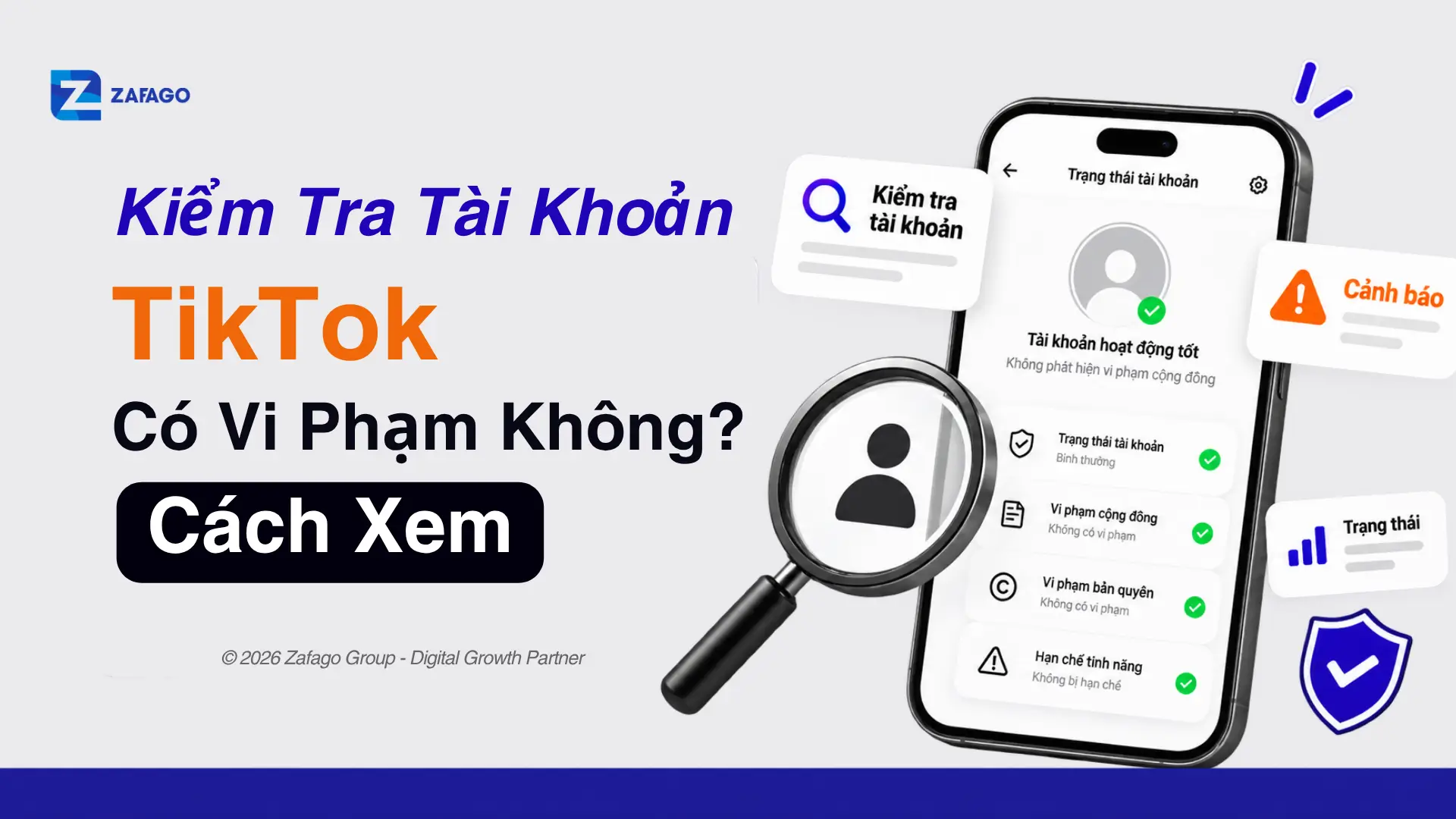 Kiểm Tra Tài Khoản TikTok Có Vi Phạm Không? Cách Xem
