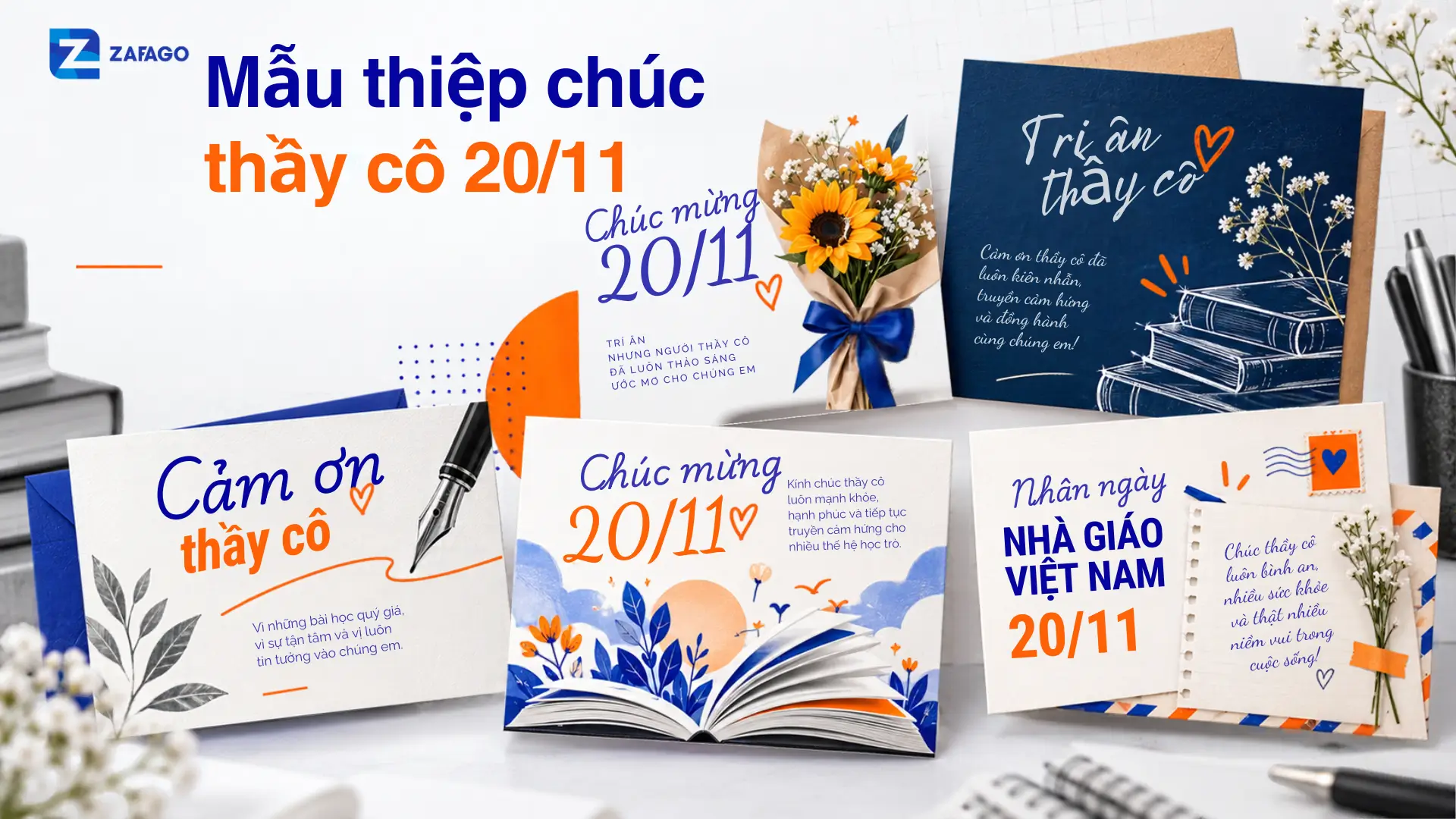 Mẫu thiệp chúc thầy cô 20/11