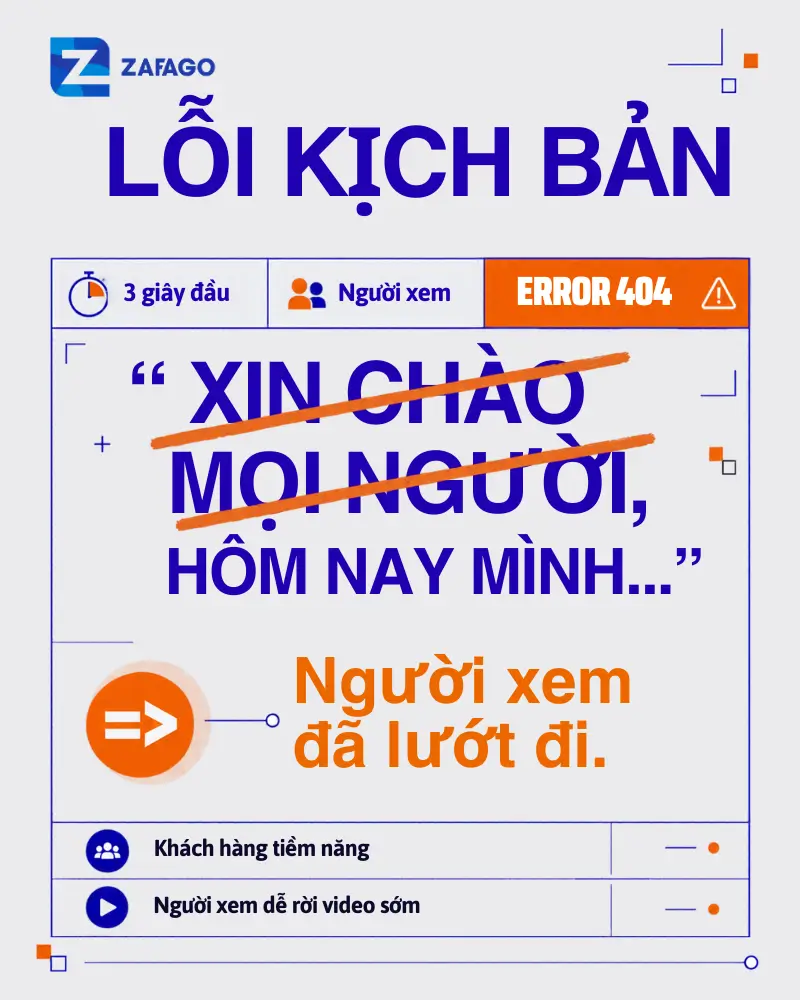 cách tăng view tiktok - lỗi kịch bản