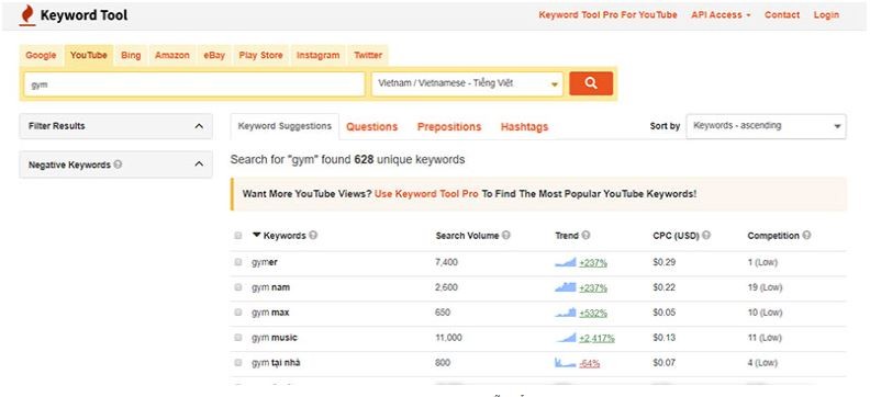 nghiên cứu từ khoá seo youtube hiệu quả