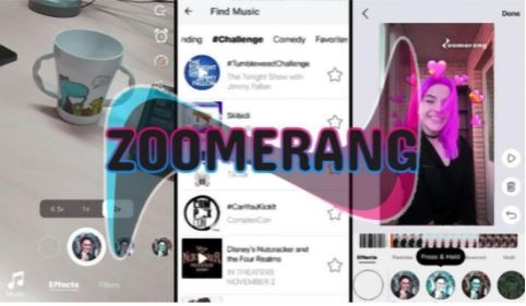 Ứng dụng tạo video trên tiktok Zoomerang