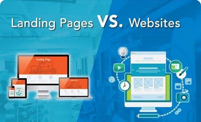 Sự khác biệt của Landing Page và Website
