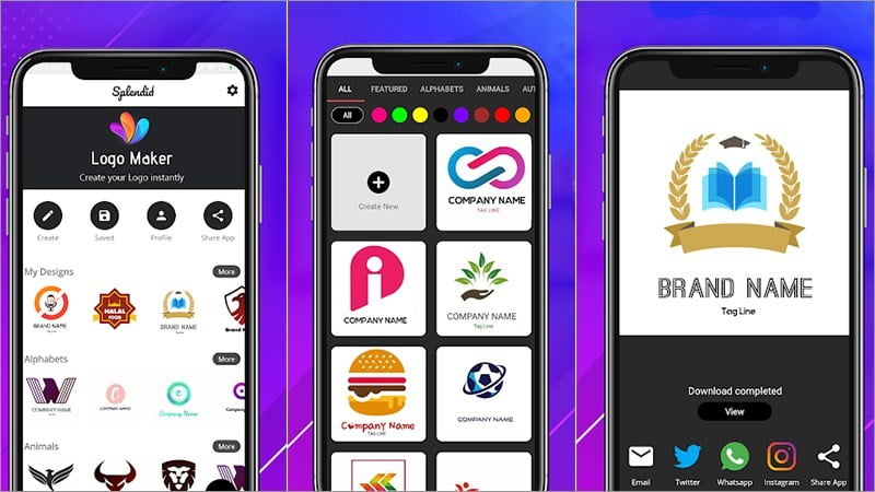 10 ứng dụng phần mềm thiết kế logo trên điện thoại miễn phí - Zafago Agency - Phòng Marketing Thuê Ngoài Hiệu Quả