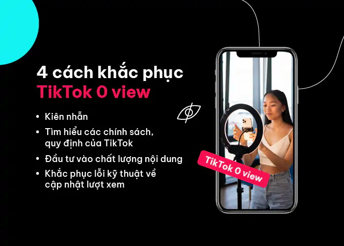 4 cách khắc phục video TikTok 0 view