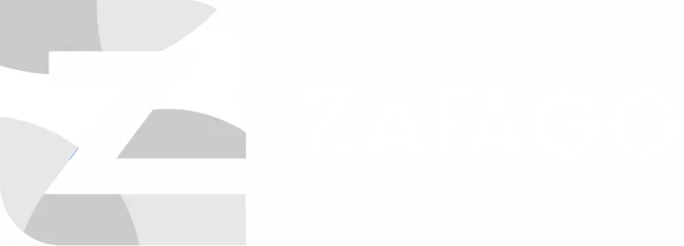 Logo Zafago Agency âm bản