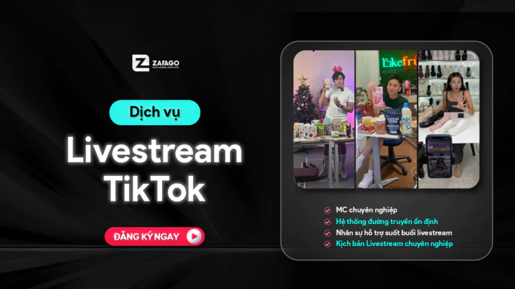 Dịch vụ livestream TikTok giúp bùng nổ doanh số