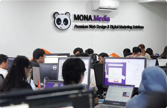 Thiết kế website Mona media