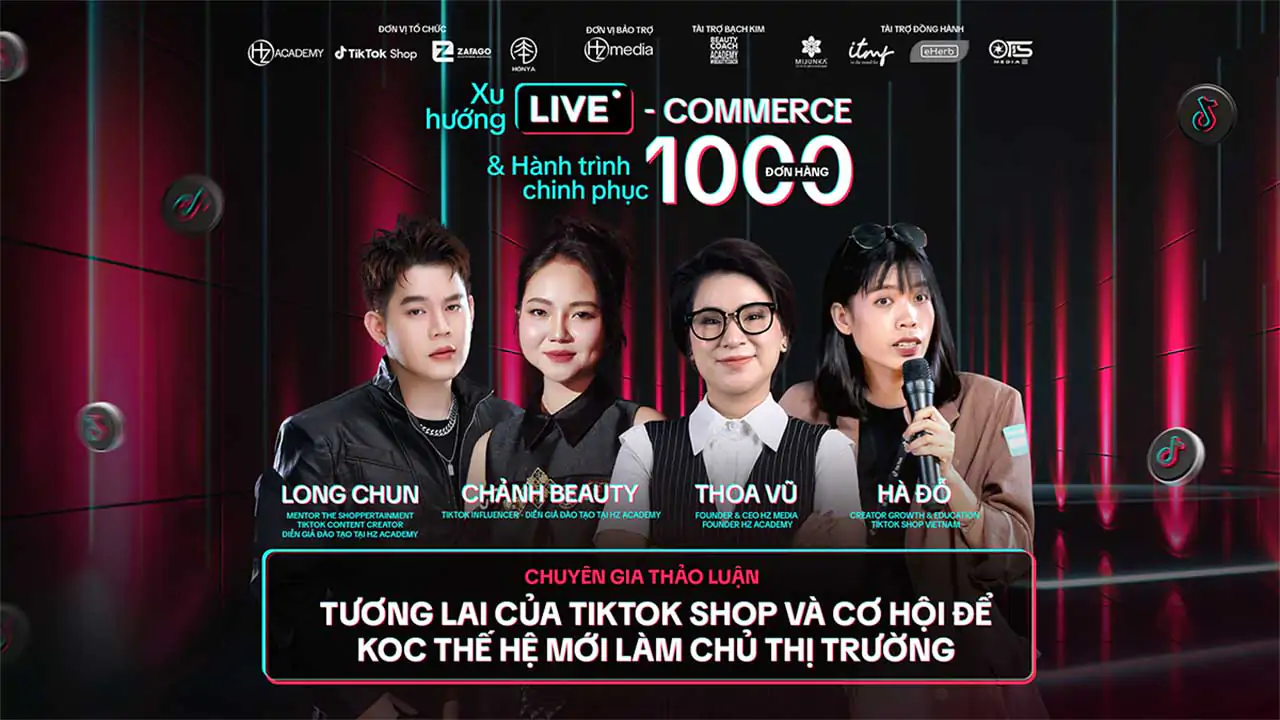 Recap “Xu Hướng Live-Commerce và Hành Trình Chinh Phục 1000 Đơn Hàng”