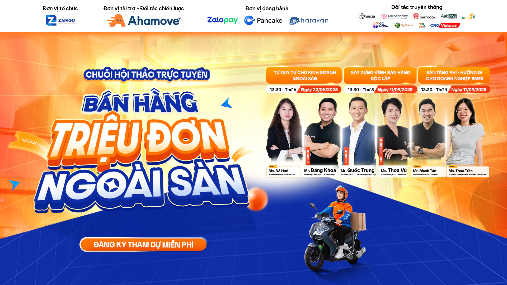 chuỗi hội thảo trực tuyến ahamove