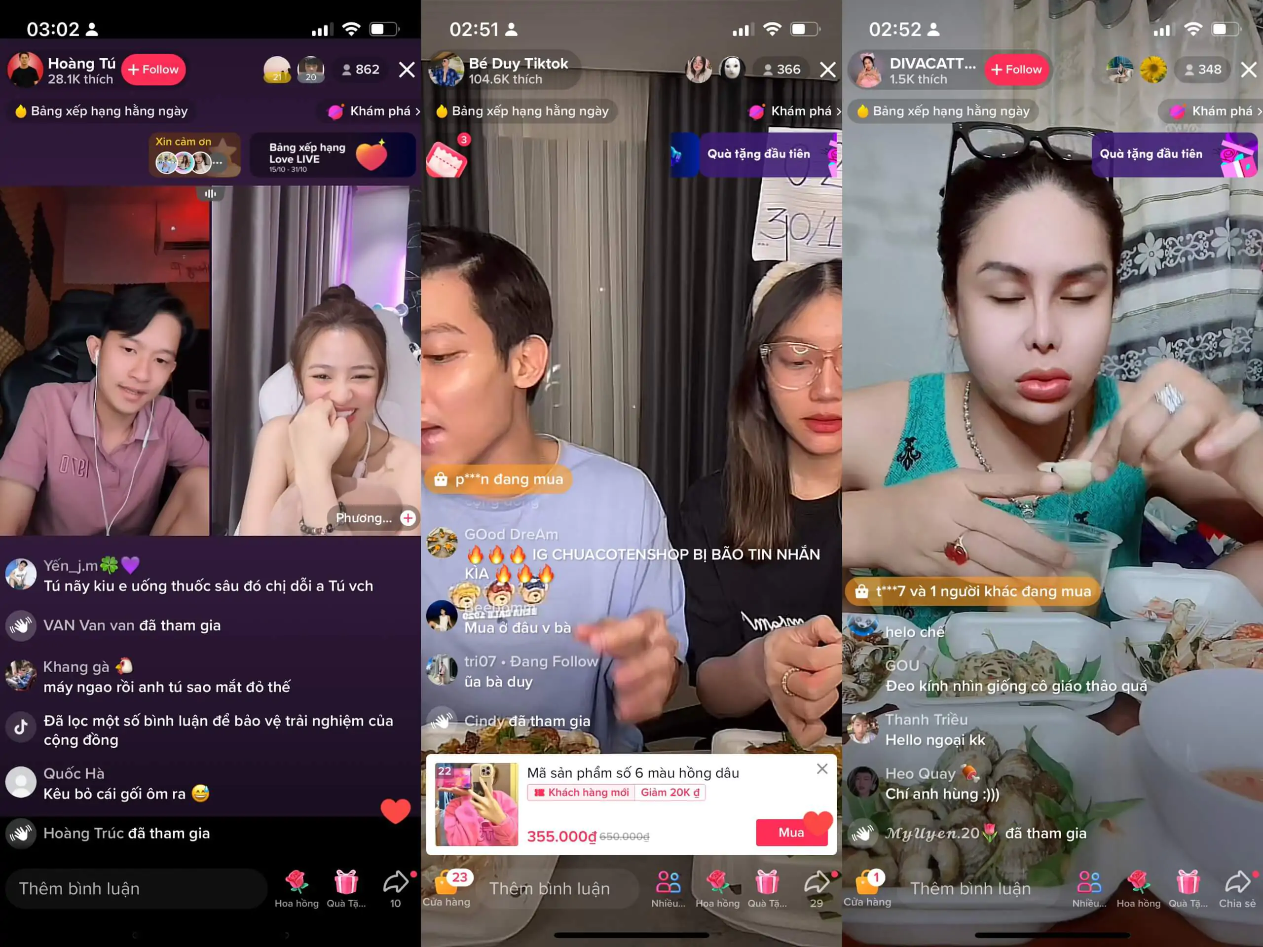 cách live tiktok ra đơn