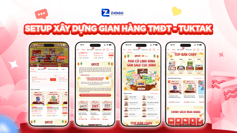 Zafago Setup Xây dựng gian hàng TMĐT - TukTak