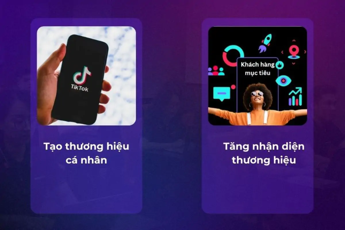 Tiktok hỗ trợ xây dựng thương hiệu