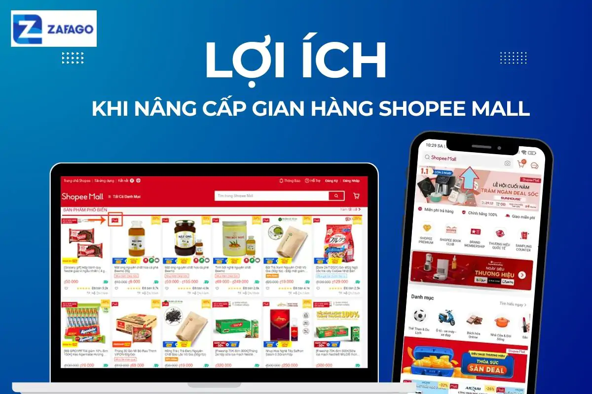 Lợi ích khi nâng cấp Shopee Mall