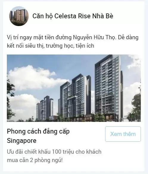 mẫu quảng cáo ngoài zalo