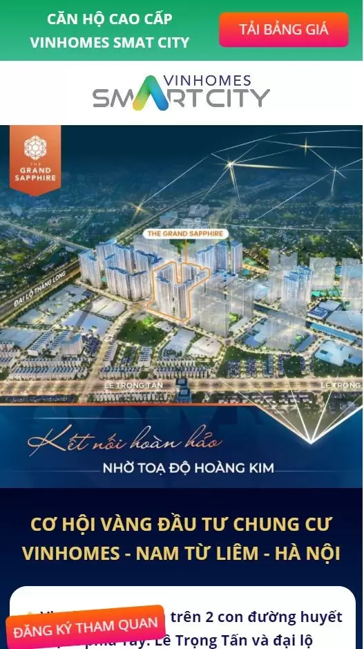 nội dung trang landing page