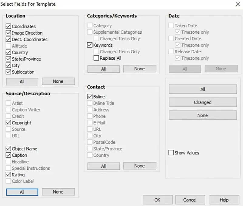 Lưu lại phần template để áp dụng và các hình tương tự