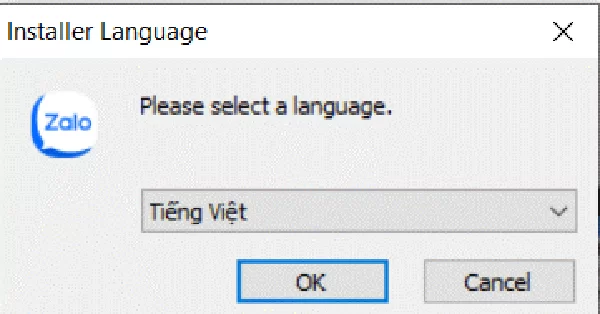 Lựa chọn phần ngôn ngữ tiếng việt